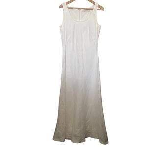 Vintage Spiegel Linen Maxi‎ Dress Beach Wedding Lagenlook  Size 12/P